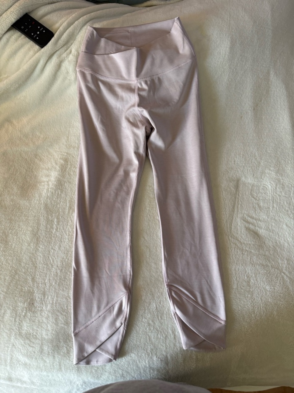 Nike Kids Lavender Leggings with Crossover Hem